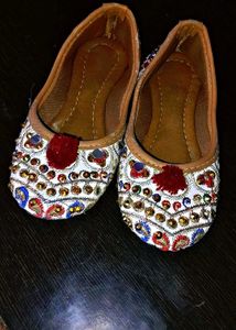 Embellished Jutti Style Flats for kids