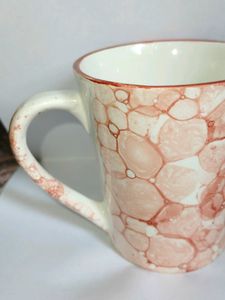 Brown Bubble Printed Ceramic Mug