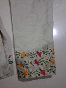Embroidered Kurta and Pants Set
