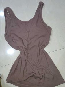 Comfortable Brown Tank Top