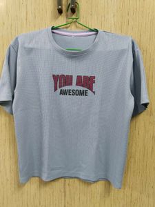 Grey "You Are Awesome" T-Shirt