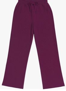 Ribbed Wide-Leg Lounge Pants