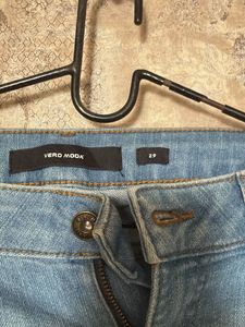 Light Wash Distressed Skinny Jeans