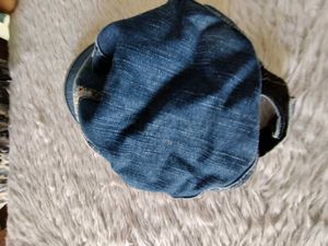 Newsboy inspired Denim Cap (Vintage)