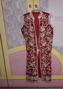 Elegant Cream Ethnic Gown