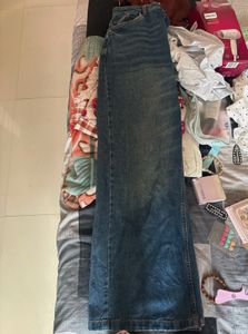 Blue Denim Flare Jeans