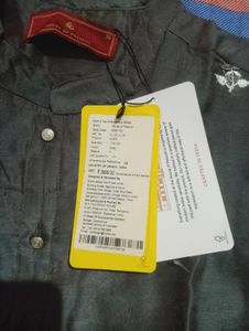 Men's Grey Kurta
