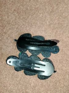 Sparkling Leaf Hair Clips (Set of 2)