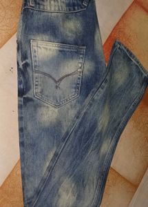 Red Chief Men's Distressed Blue Jeans