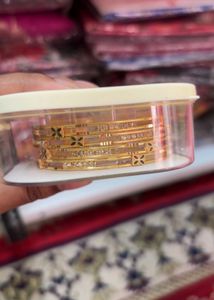 Elegant City Gold Bangles ✨