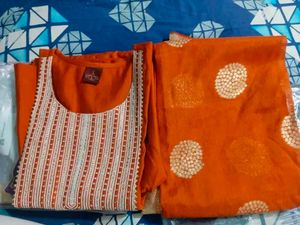 Women Straight A-line Kurta Set