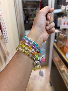 Colorful Beaded Bracelets at 80/-