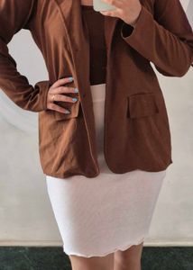 Brown Blazer with inner