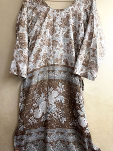 Beautiful Floral Print Kurta