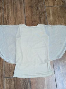 Sparkly Cream Top