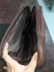 Asian Paints Brown Messenger Bag