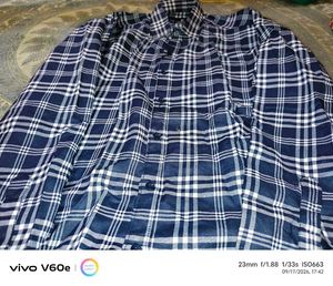 Classic Plaid Men's Shirt🩵💙🤩