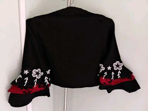 Brand New Red Floral Skater Dress With Jacket