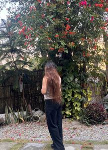 Wide Leg Black Trousers