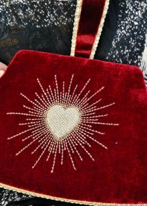 Red Velvet Heart Bag
