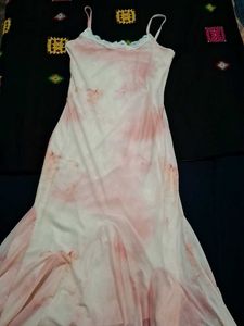 Pink maxi dress