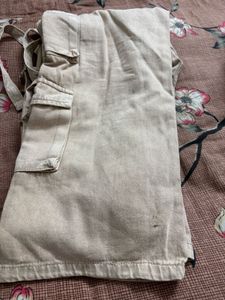 Women's Beige Cargo Pants