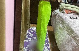 Neon Green Joggers