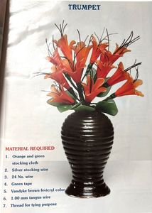 Stocking Flower Making Craft Book