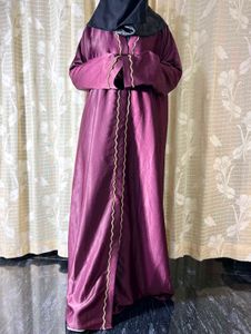 Magenta Pink Abaya Bhurqa For Wedding
