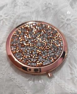 Mac Studded Rose Gold Compact Mirror