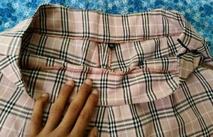 Plaid High-Waisted Pants