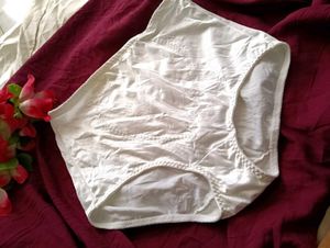 Vintage White Control Panties