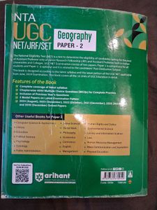 Arihant NTA UGC NET JRF Geography Book