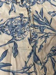 DNMX Floral Print Button-Down Shirt