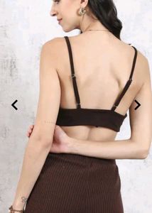 Shein Twisted Front Crop Top