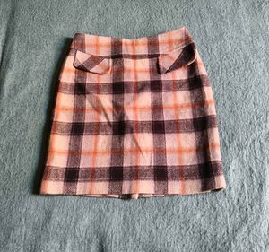 Vintage Plaid Mini Skirt