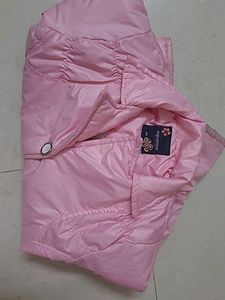 Pretty pink puffy jacket for lil princess