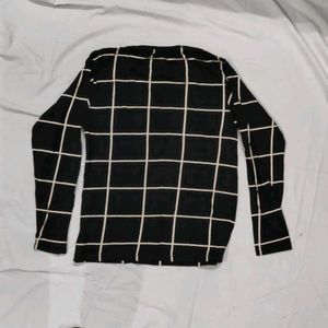 Checkered Long Sleeve T-Shirt