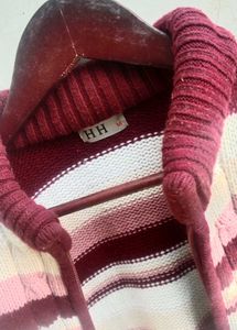 Striped Knit Cardigan
