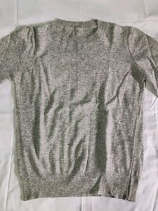 Cozy Grey Knit Sweater