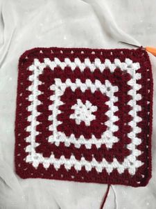 Handmade Crochet Granny Square(set of 2)