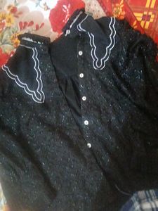 Sparkly  black shirt
