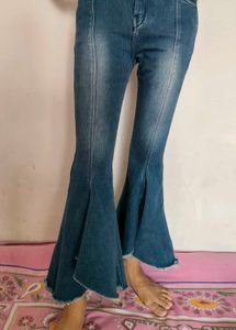 Demin Jeans Trousers Pants For Women