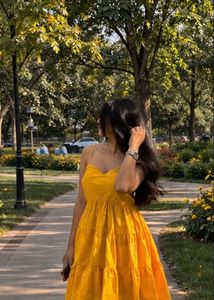 Yellow Tiered Sundress