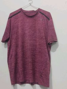 Purple Heathered Tunic Top