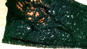 Chic Black Lace flared pant with top
