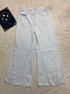 Light Wash Wide Leg Denim Jeans