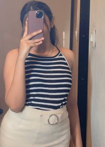 Striped Halter Top