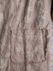 Embroidered Linen-Look Jacket(price slashed)