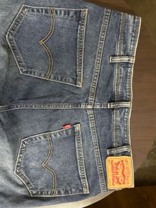 Classic Blue Wash Flare Jeans